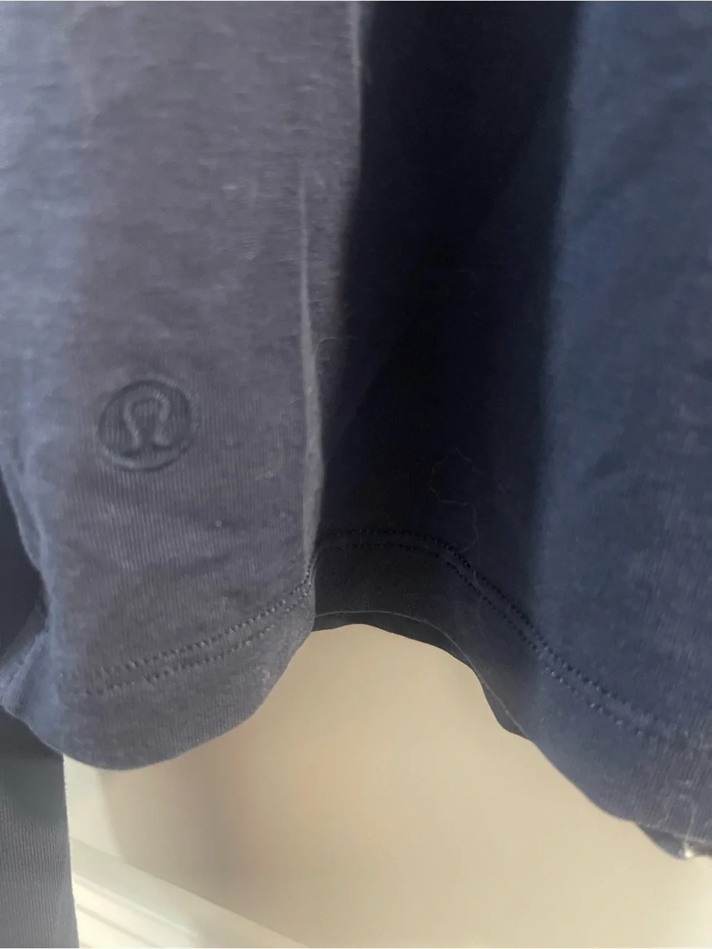 lululemon athletica Navy Long-Sleeve Crewneck Tee No Size Tags 4/6
